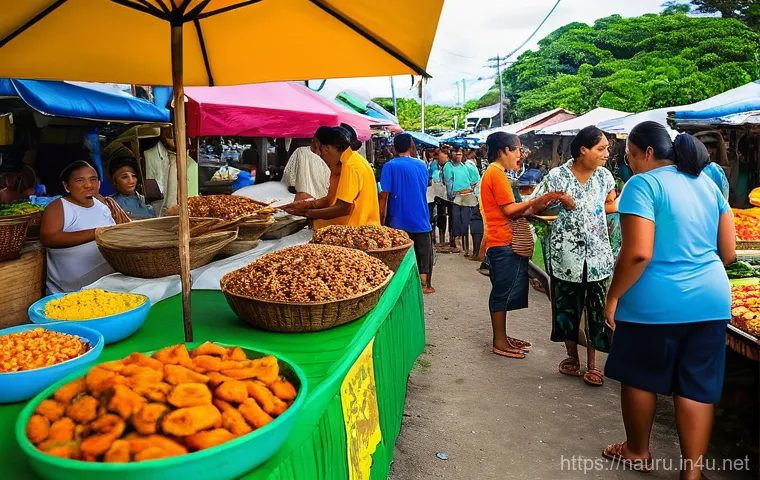 나우루 인기 로컬 음식 - **Prompt 2: The Abundance of Nauruan Coconuts and Tropical Harvest**
A bountiful and colorful st... 나우루 인기 로컬 음식 - **Prompt 2: The Abundance of Nauruan Coconuts and Tropical Harvest**
A bountiful and colorful st...